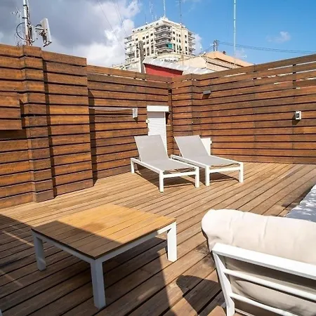Atico Con Terraza Y Jacuzzi En El Centro * Valencie